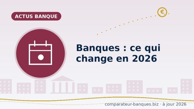 Banques : tout ce qui change en 2026 pour votre argent
