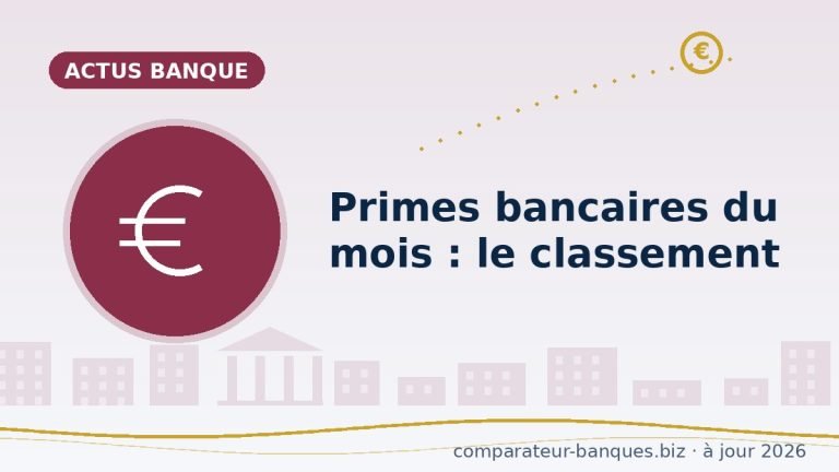 Primes bancaires : les offres de bienvenue de juillet 2026